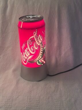 Coca Cola white-Red Soda Can twinkle Lantern